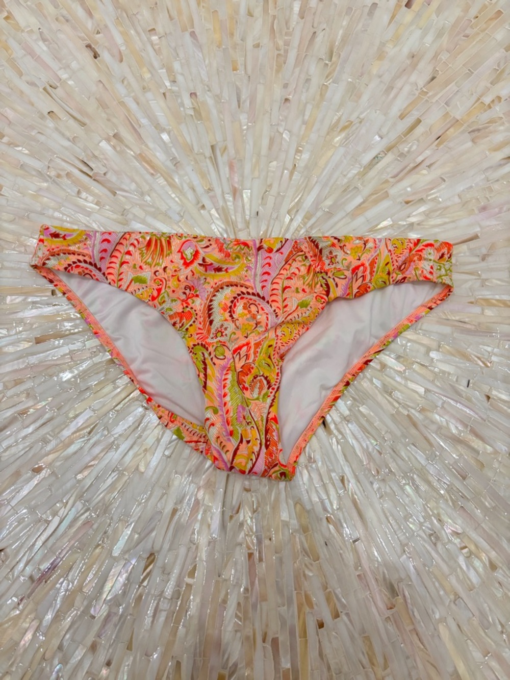 NWOT Victoria's Secret The Unforgettable Bikini Neon Paisley Bikini Bottoms